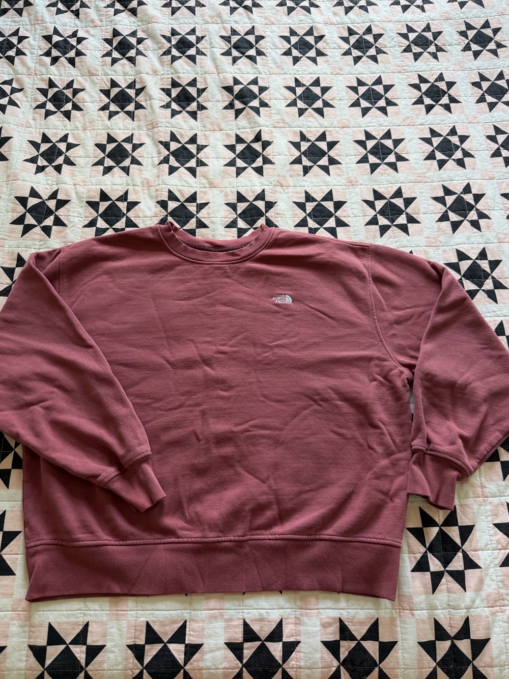 The North Face Unisex Crewneck Sweatshirt in Dusty Rose